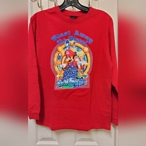Nintendo Super Mario Long Sleeve Shirt. NWOT.